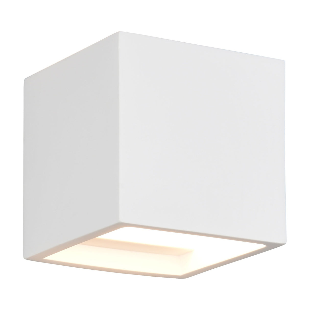 Dadi Up Down Plaster Wall Light – White