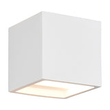 Dadi Up Down Plaster Wall Light – White