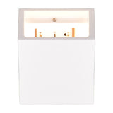 Dadi Up Down Plaster Wall Light – White