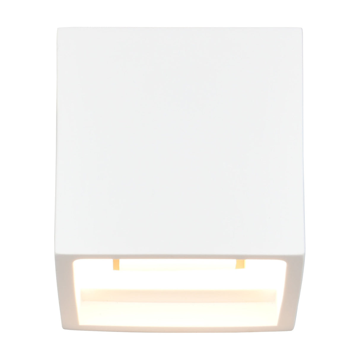 Dadi Up Down Plaster Wall Light – White