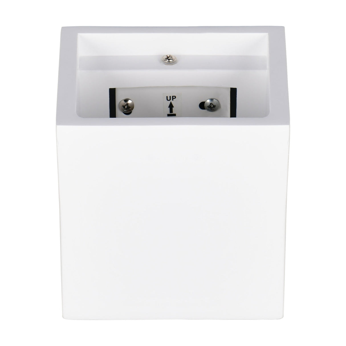 Dadi Up Down Plaster Wall Light – White