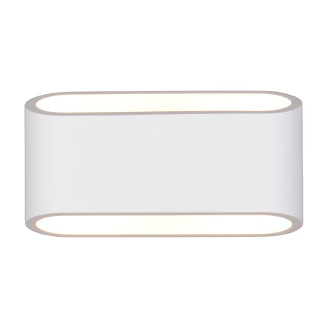 Sepanta 2 Light Up Down Plaster Wall Light – White