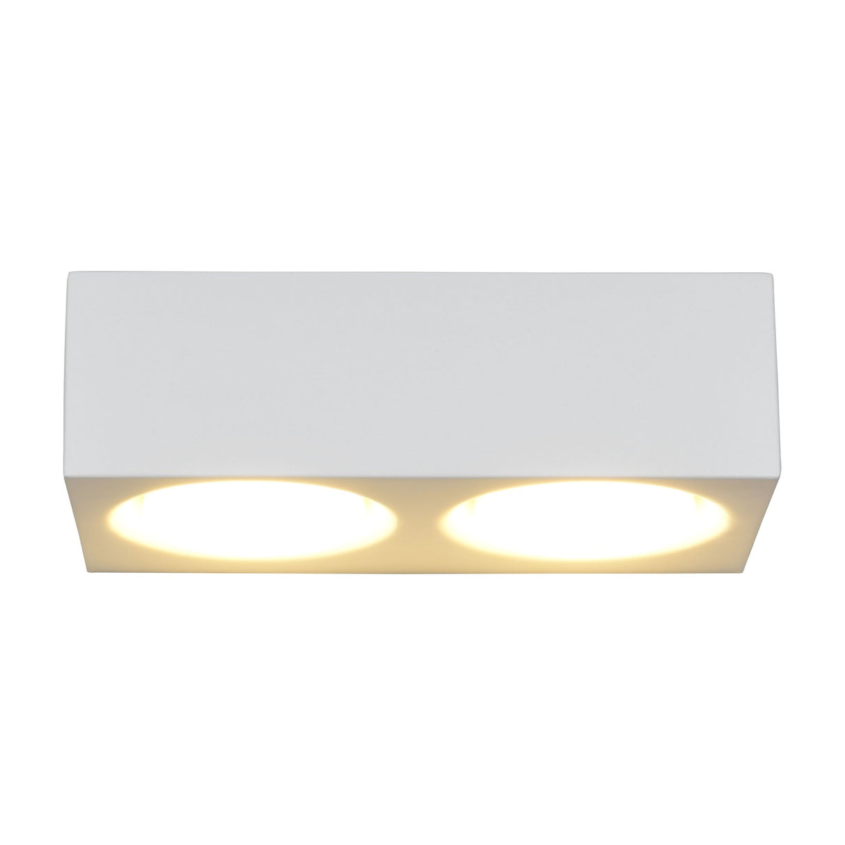Mattone 4 Light Up Down Plaster Wall Light – White