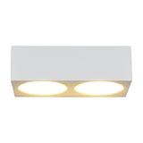 Mattone 4 Light Up Down Plaster Wall Light – White