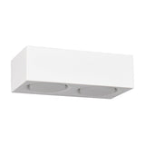 Mattone 4 Light Up Down Plaster Wall Light – White