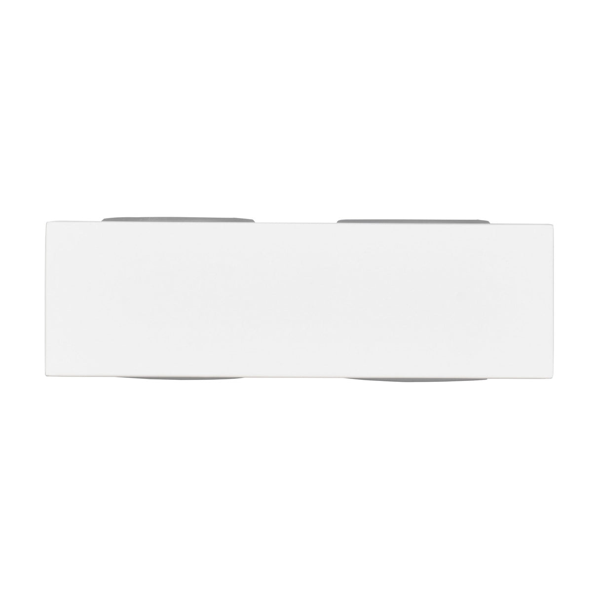 Mattone 4 Light Up Down Plaster Wall Light – White