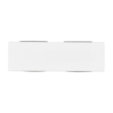 Mattone 4 Light Up Down Plaster Wall Light – White