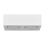 Mattone 4 Light Up Down Plaster Wall Light – White