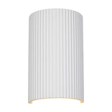 Raposa 2 Light Up Down Plaster Wall Light – White