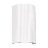 Raposa 2 Light Up Down Plaster Wall Light – White