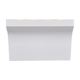 Vanjura 2 Light Plaster Wall Light – White