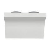 Vanjura 2 Light Plaster Wall Light – White