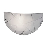 Sandrina Glass Wall Light – White