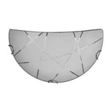 Sandrina Glass Wall Light – White
