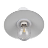 Brenta Glass Outdoor Wall Light – Matt White