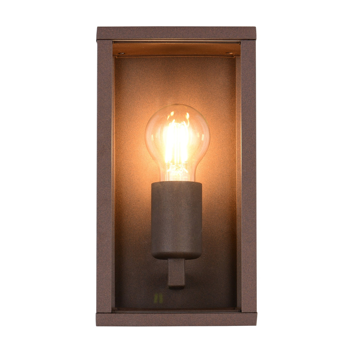 Garonne Lantern Outdoor Wall Light – Rust