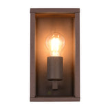 Garonne Lantern Outdoor Wall Light – Rust