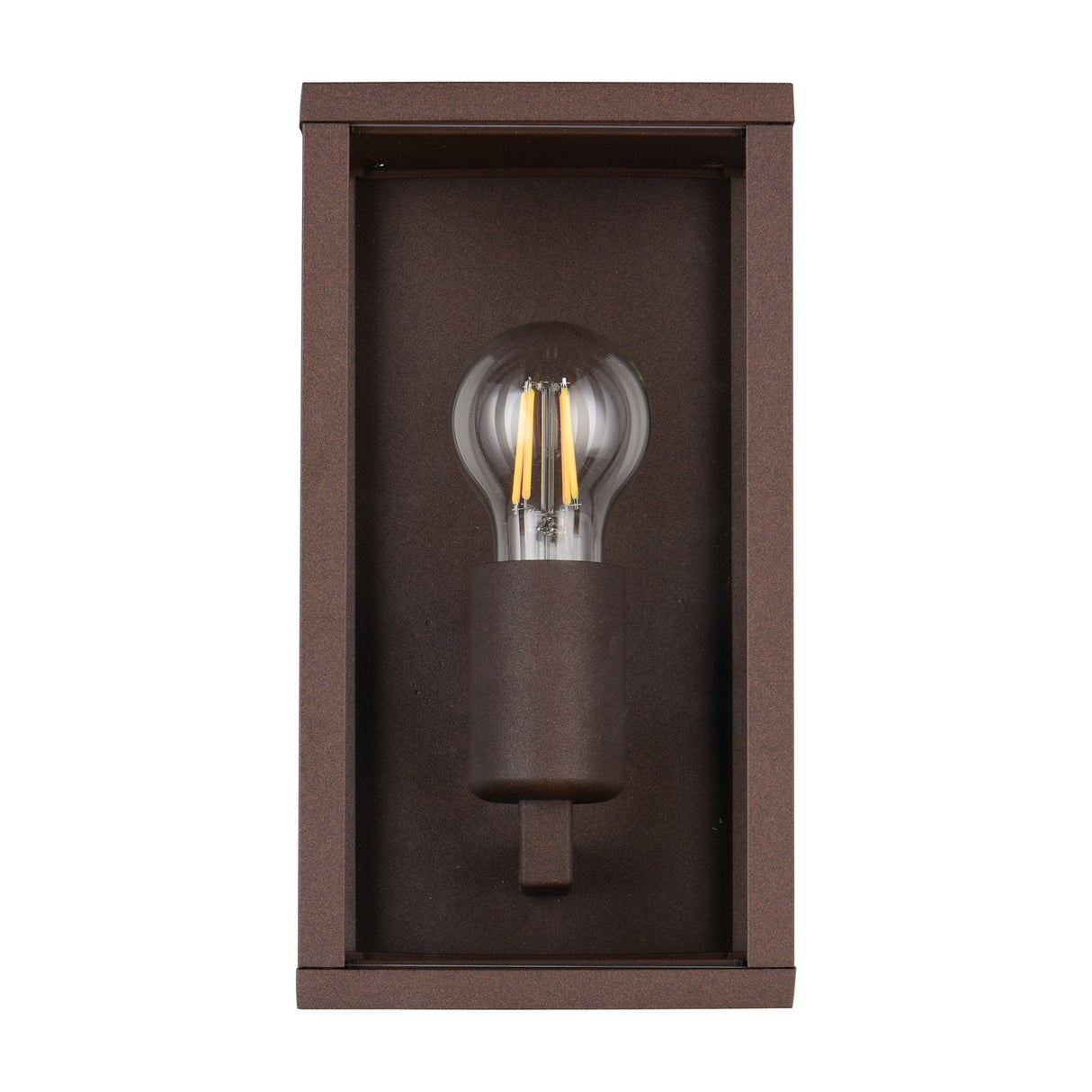Garonne Lantern Outdoor Wall Light – Rust