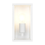 Garonne Lantern Outdoor Wall Light – Matt White