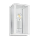 Garonne Lantern Outdoor Wall Light – Matt White