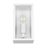 Garonne Lantern Outdoor Wall Light – Matt White