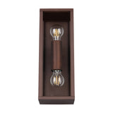 Garonne 2 Light Lantern Outdoor Wall Light – Rust