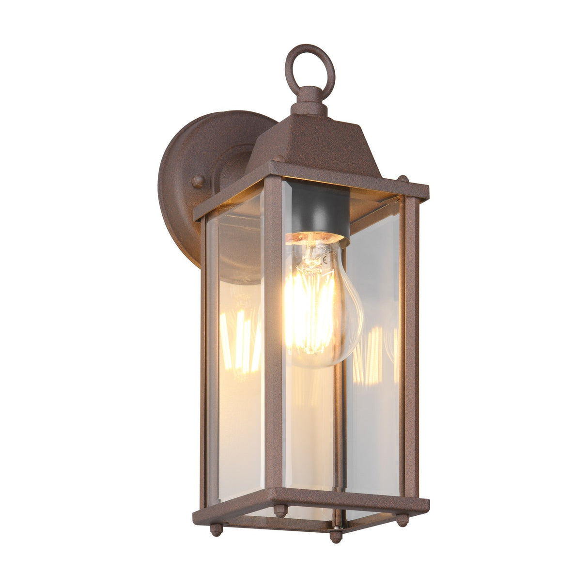 Olona Lantern Outdoor Wall Light – Rust
