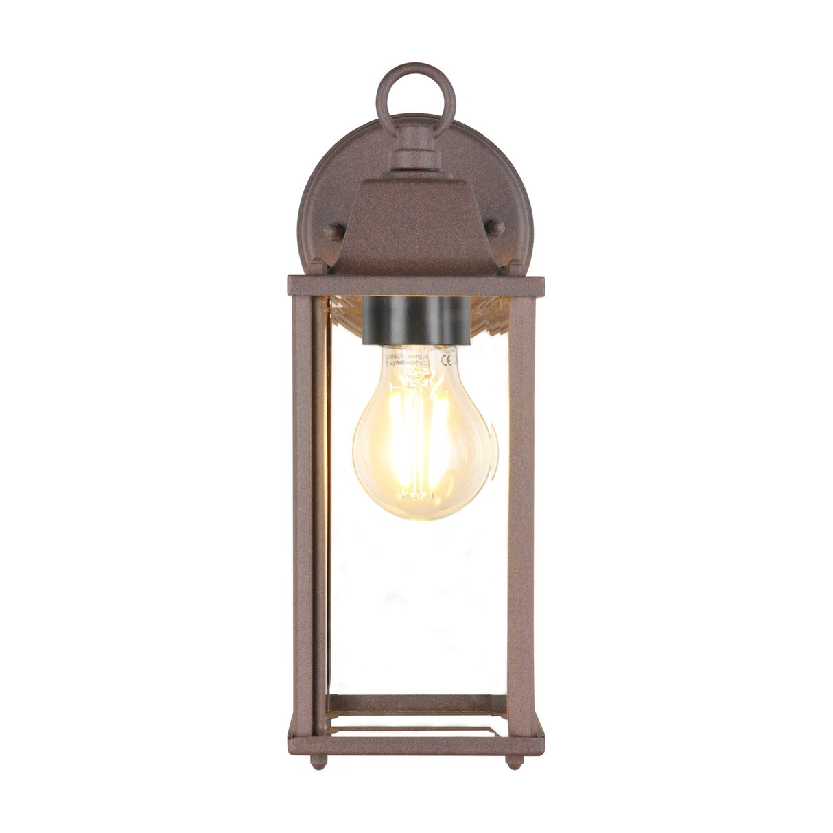 Olona Lantern Outdoor Wall Light – Rust