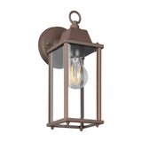 Olona Lantern Outdoor Wall Light – Rust