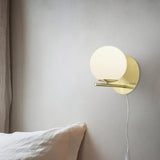 Pure Glass Wall Light – Satin Brass