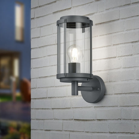 Tanaro Lantern Outdoor Wall Light – Anthracite