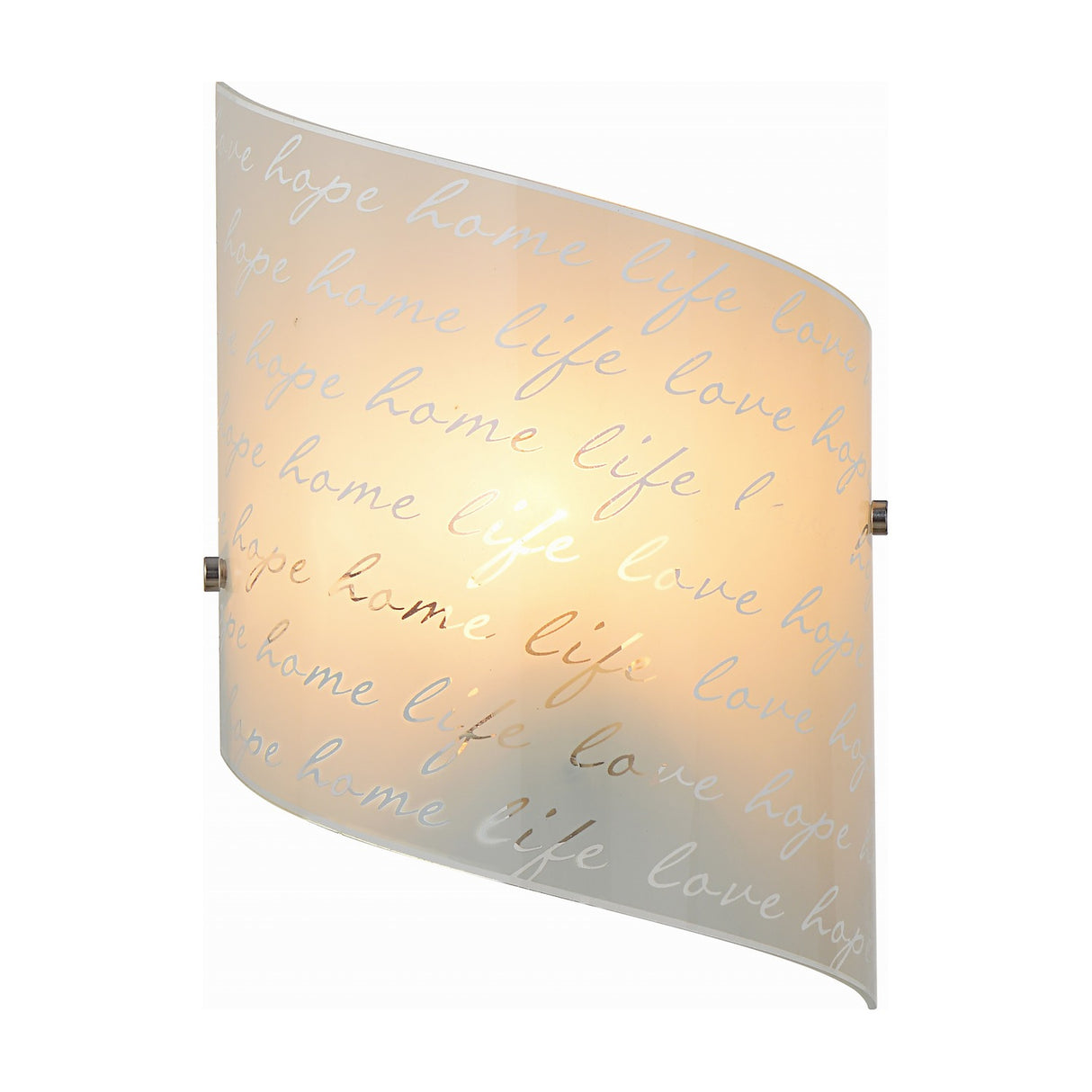 Signa Glass Wall Light – White