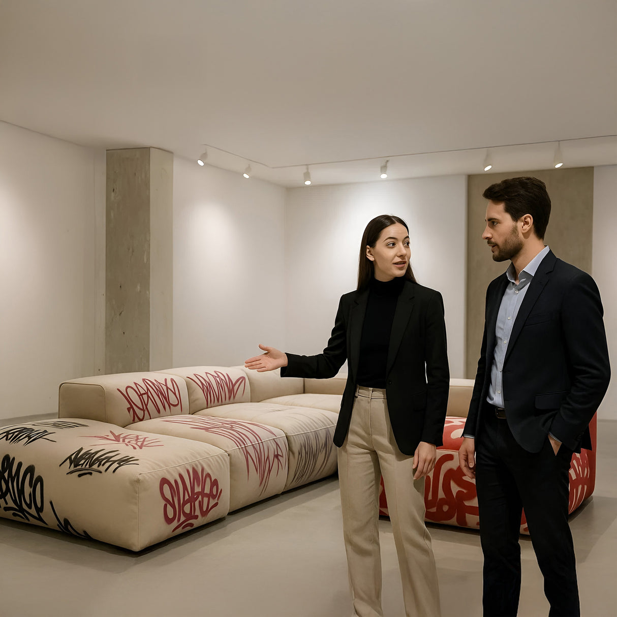 Raw Cipher 6 Seater Modular Sofa