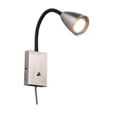 Wanda Cone Wall Light – Satin Nickel
