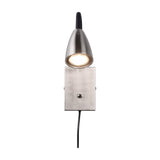 Wanda Cone Wall Light – Satin Nickel