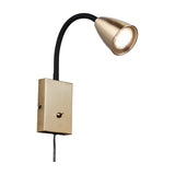 Wanda Cone Wall Light – Satin Brass