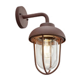 Duero Lantern Outdoor Wall Light – Rust