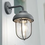 Duero Lantern Outdoor Wall Light – Anthracite