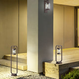 Sambesi Lantern Outdoor Wall Light – Rust
