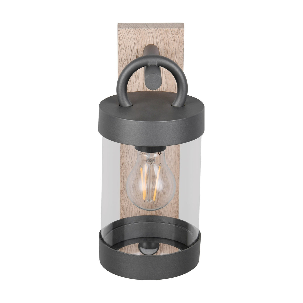 Sambesi PIR Outdoor Wall Light – Wood Effect