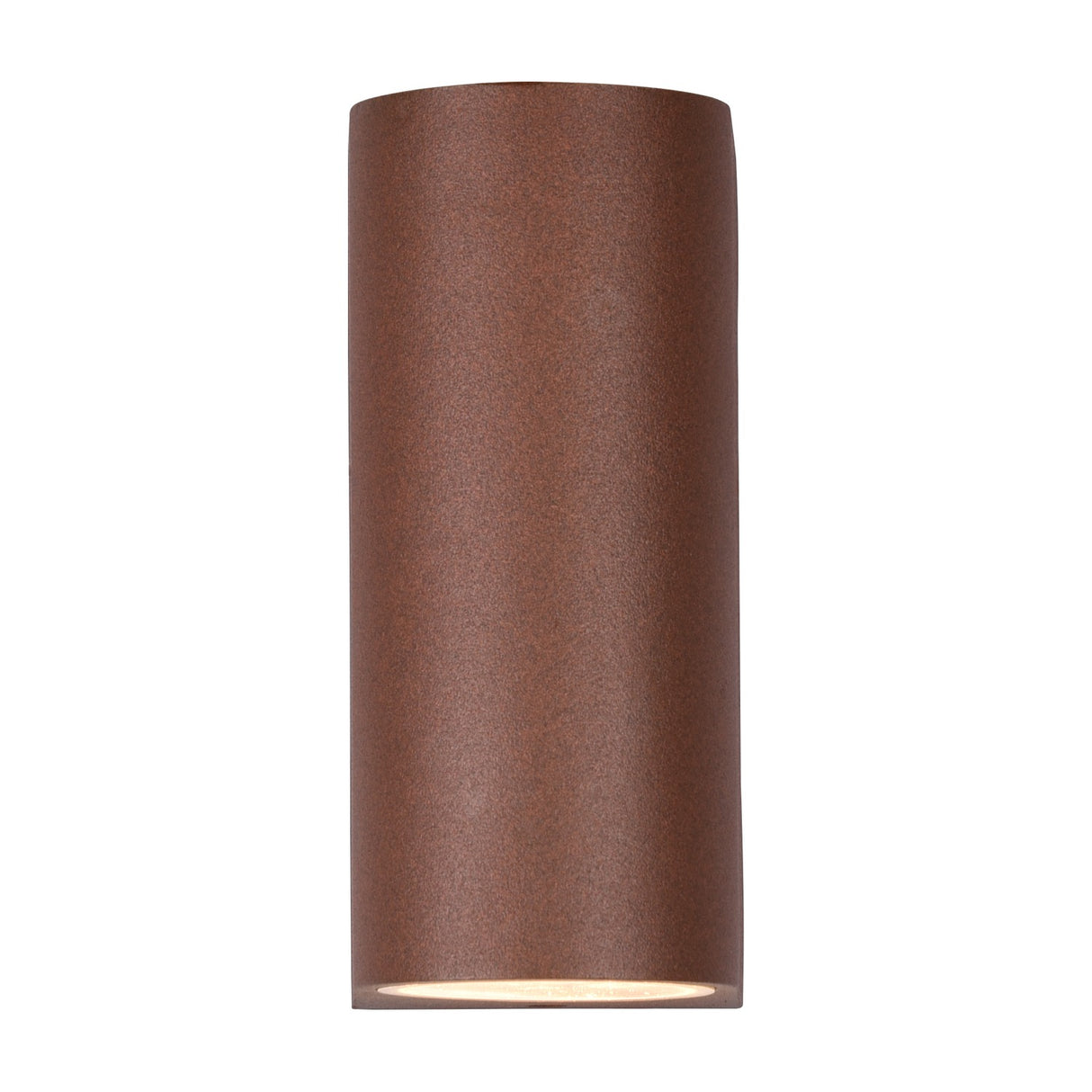 Roya Up Down Round Outdoor Wall Light – Rust