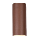 Roya Up Down Round Outdoor Wall Light – Rust