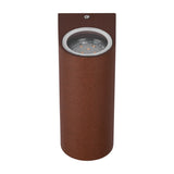 Roya Up Down Round Outdoor Wall Light – Rust