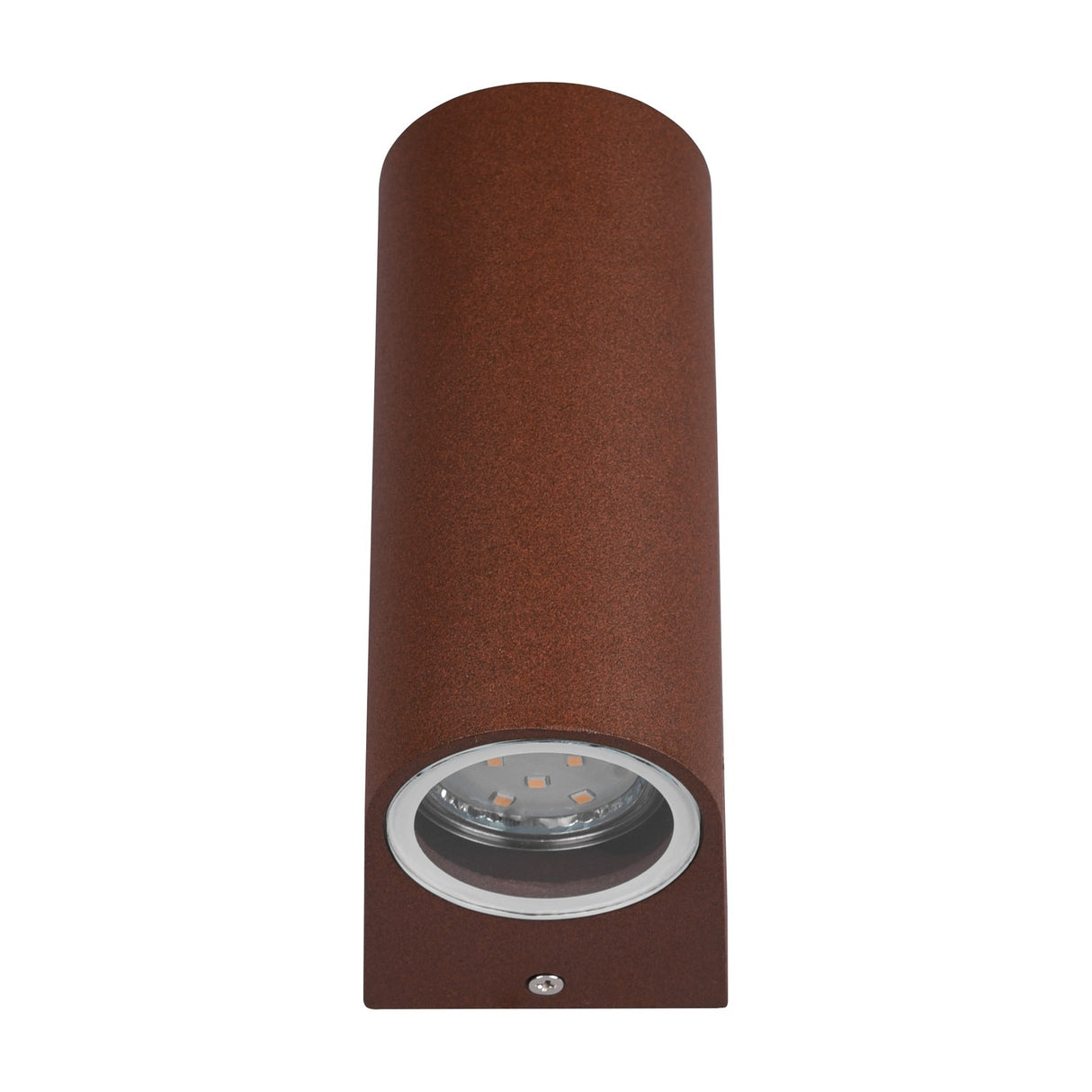 Roya Up Down Round Outdoor Wall Light – Rust