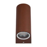 Roya Up Down Round Outdoor Wall Light – Rust