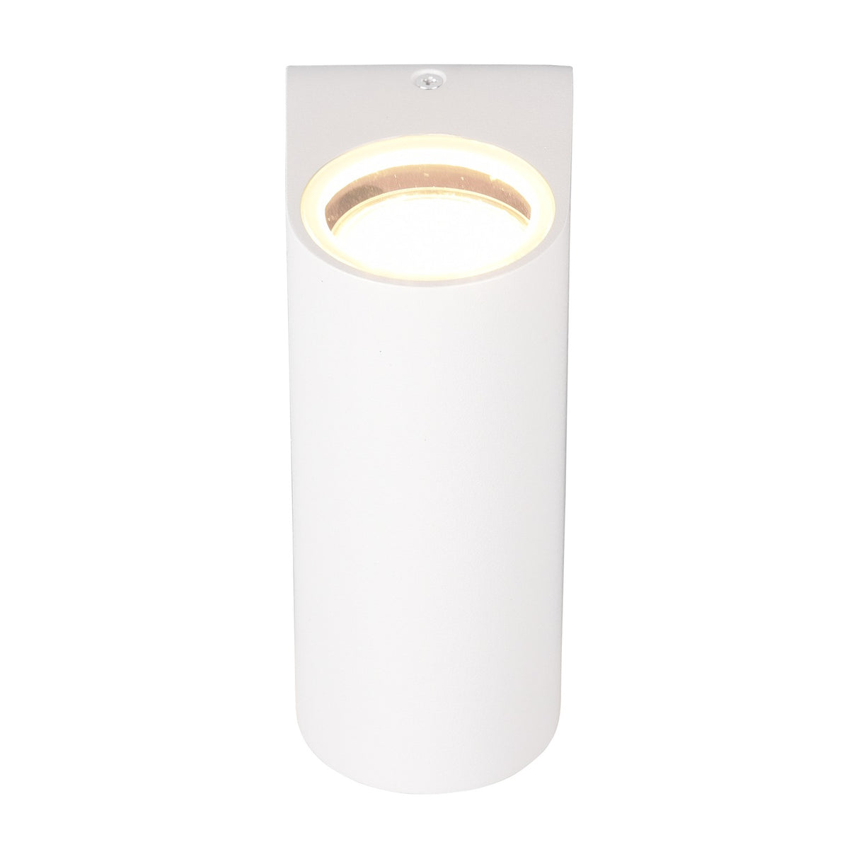 Roya Up Down Round Outdoor Wall Light – Matt White