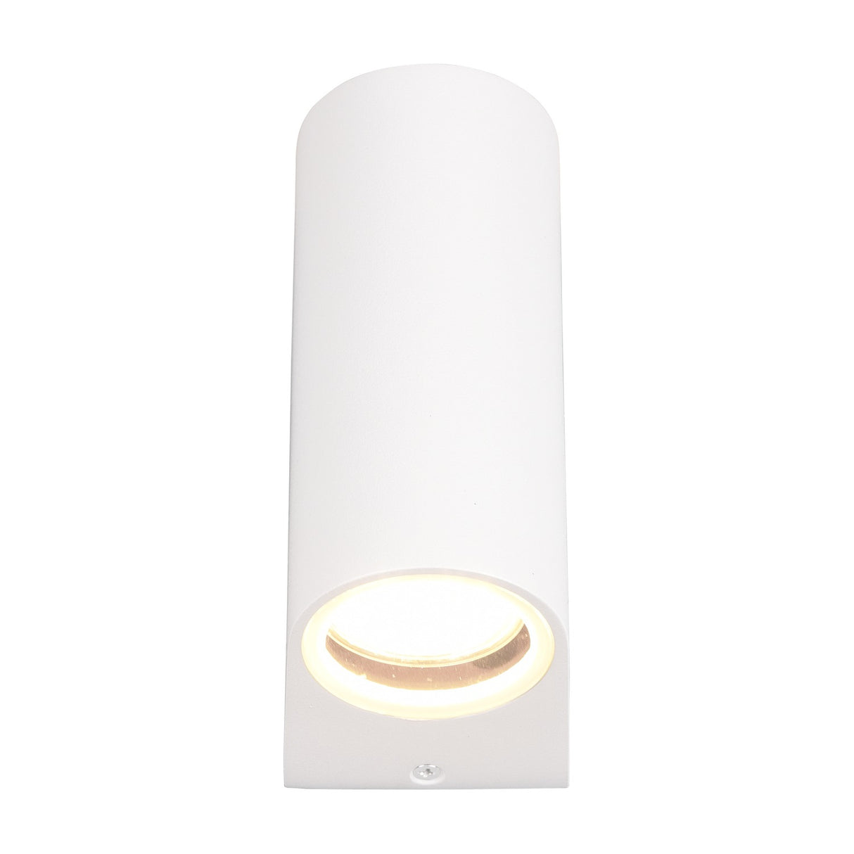Roya Up Down Round Outdoor Wall Light – Matt White