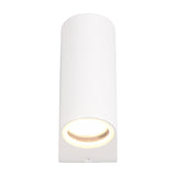 Roya Up Down Round Outdoor Wall Light – Matt White