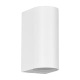 Roya Up Down Round Outdoor Wall Light – Matt White