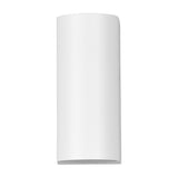 Roya Up Down Round Outdoor Wall Light – Matt White